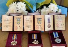 Відбулося вручення державних нагород родинам полеглих Захисників України